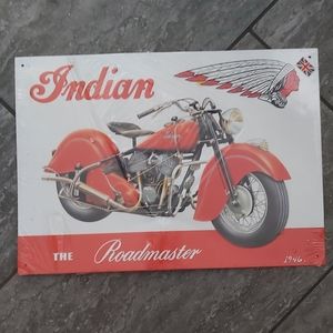 Indian Motorcycle tin sign